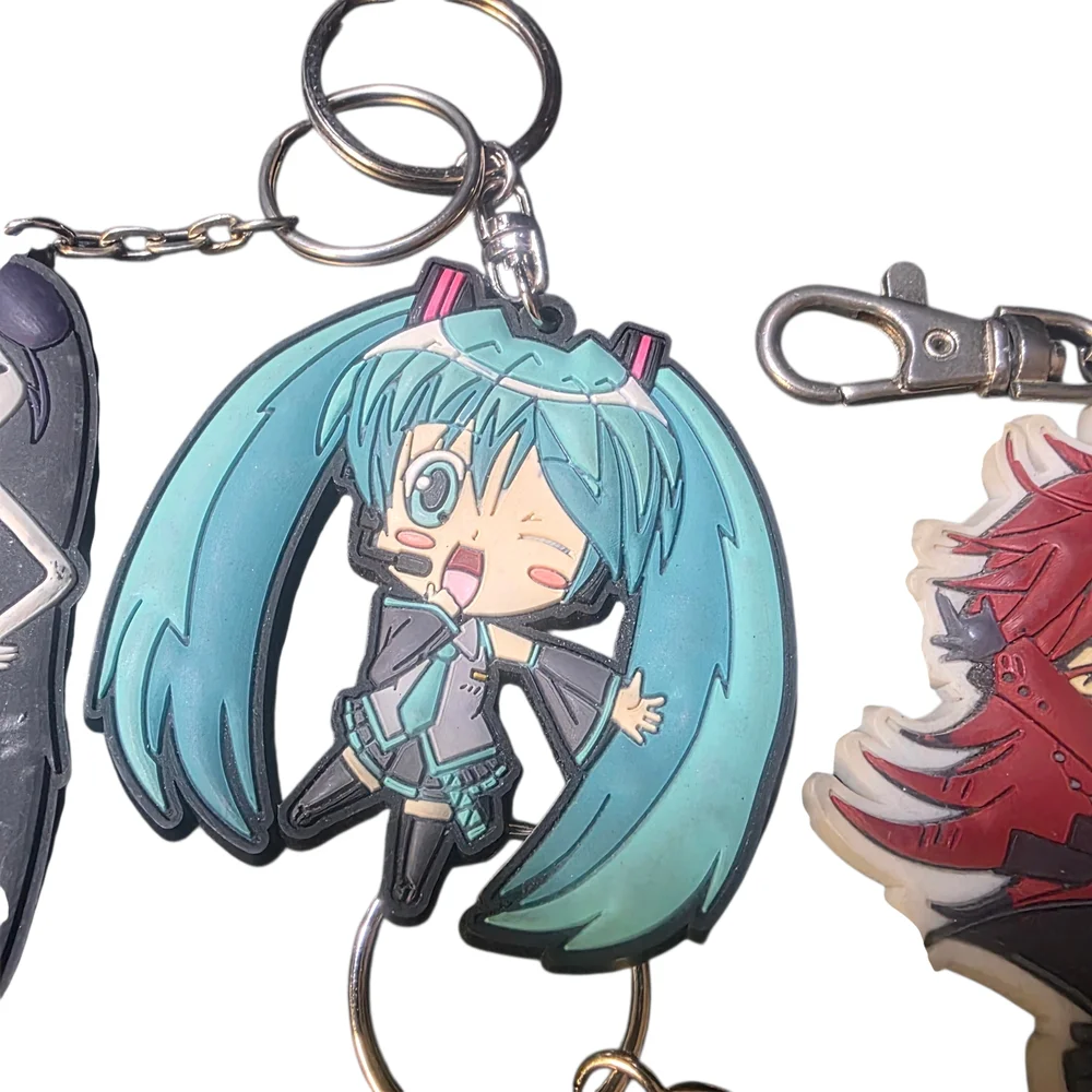 Anime Character Keychain Set